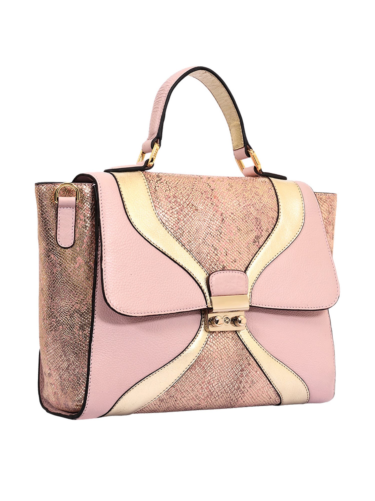 Eske Lucie Pink Printed Large Handbag