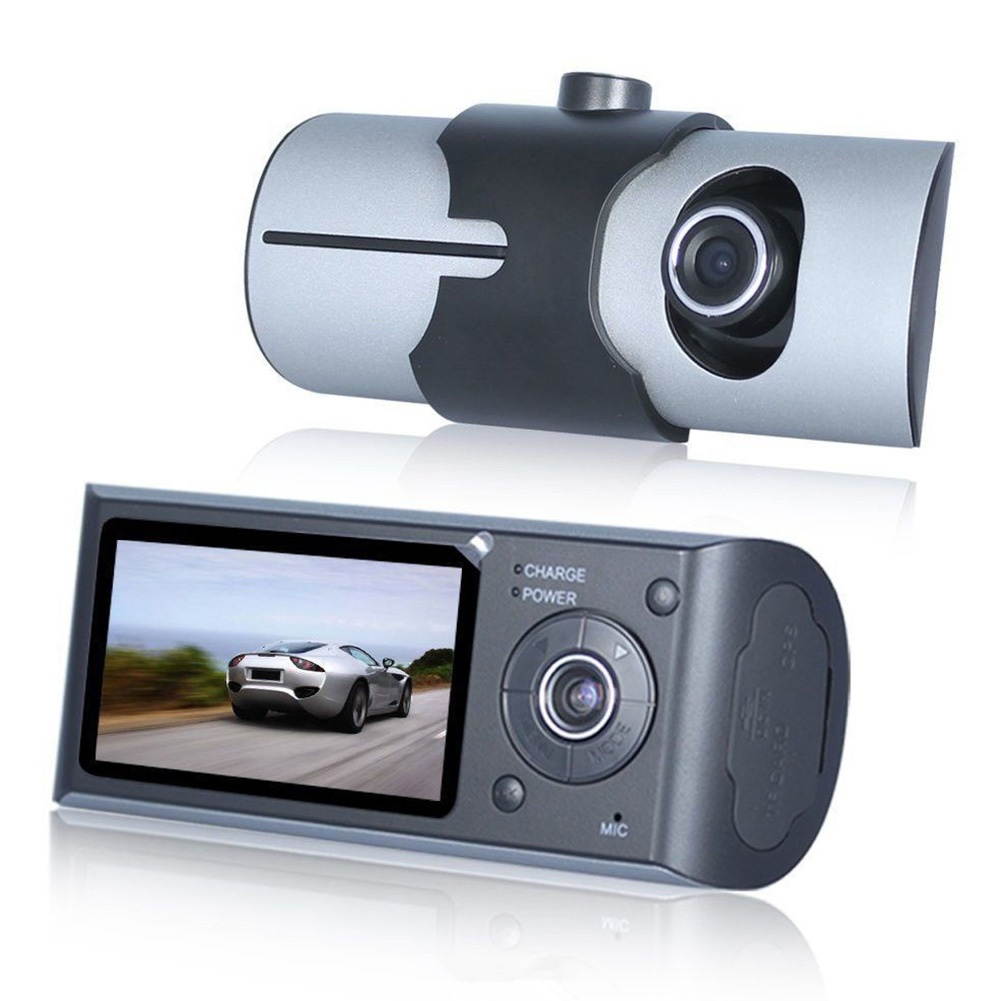 2.7" Vehicle Double Camera Car DVR Camera Video Recorder Dash Cam G-Sensor GPS Dual Lens