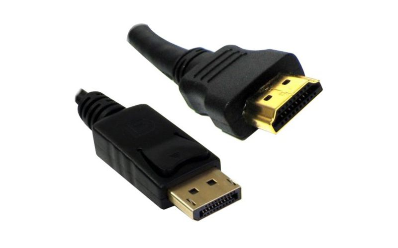 Xavier DisplayPort/HDMI Audio/Video Cable - 6 ft DisplayPort/HDMI A/V Cable for Audio/Video Device - DisplayPort Male Digital Audio/Video