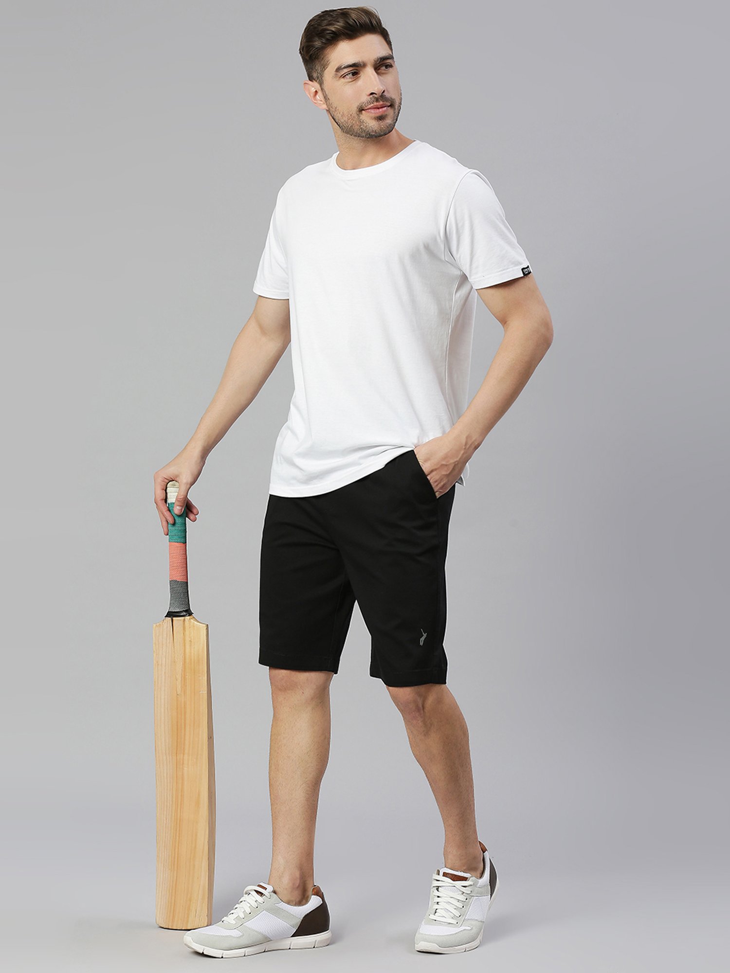 Thomas Scott Black Slim Fit Shorts