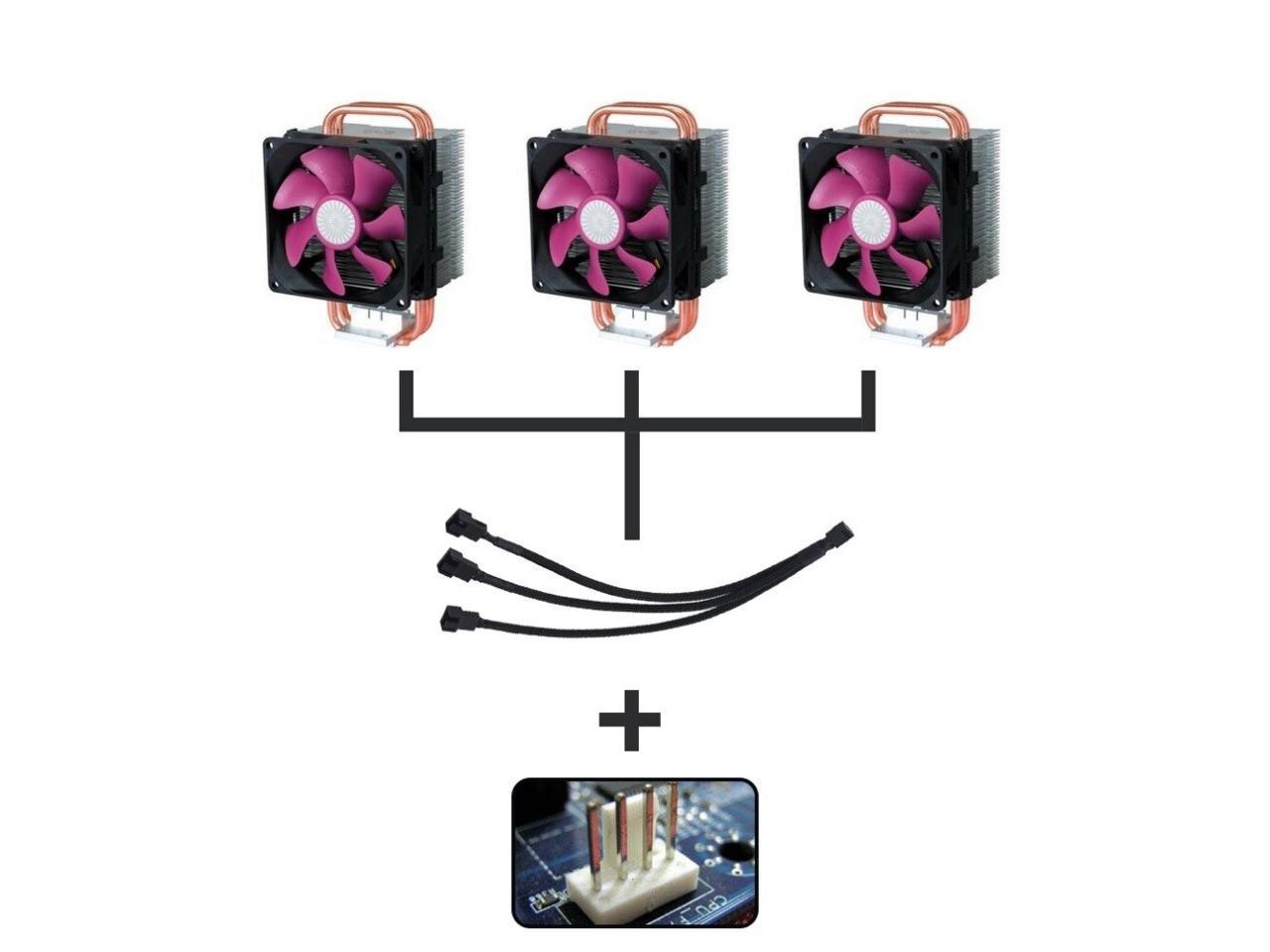 Graphics Card 6+2Pin 8Pin Male to Male Adapter Power Cable for Great Wall Dragon Module Power Supply with Net Cover,Black,about 58cm