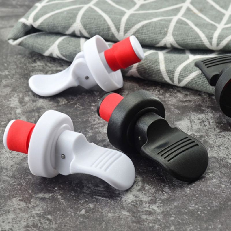 10Pcs Creative Wine Bottle Plug Beverage Stopper Bottle Stoppers Party Supplies for Home Bar Use (White)