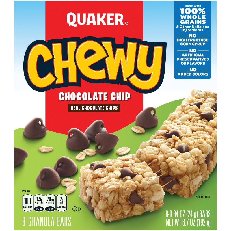 Quaker Chewy Chocolate Chip Granola Bars - 8ct