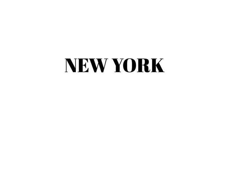 New York Hardcover White Decorative Book for Decorating Shelves, Coffee Tables, Home Decor, Stylish World Fashion Cities Design