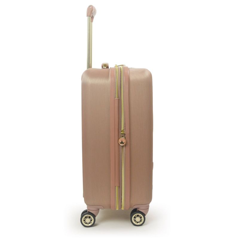 FUL Disney Princess Aurora Sleeping Beauty 21" Carry On Hardside Spinner Suitcase - Rose Gold