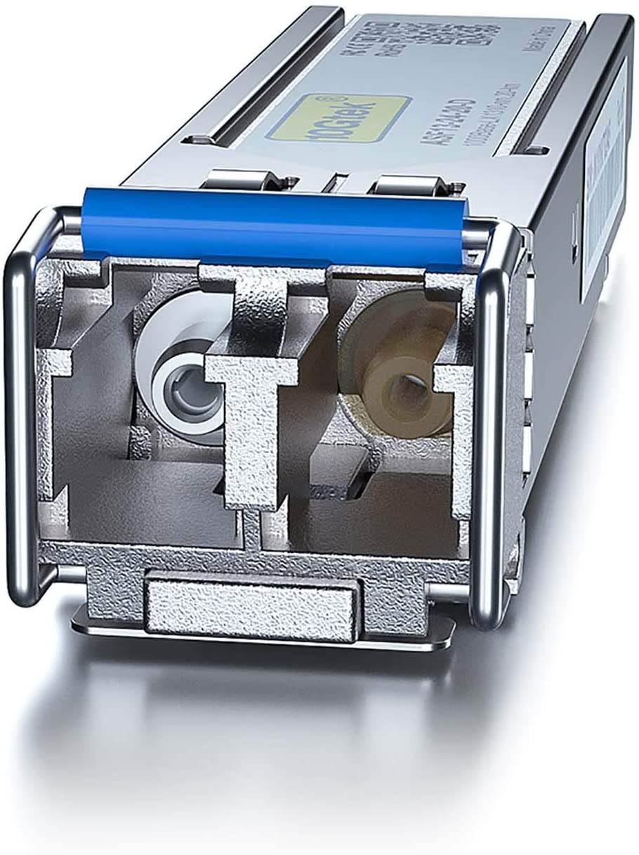 4-PACK 1.25G SFP Transceiver Module 1000Base-LX, 1310nm SMF,Dual LC up to 10 km, for Cisco GLC-LH-SMD, Meraki MA-SFP-1GB-LX10, Ubiquiti, Mikrotik, D-Link, Supermicro, Netgear and More.