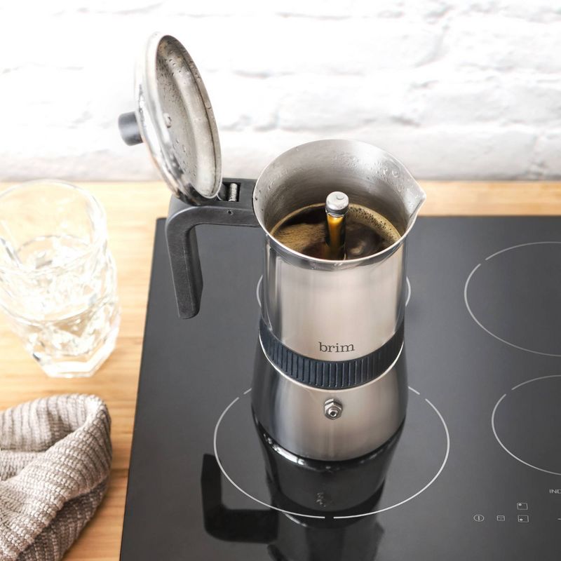 Bialetti 3 Cup Moka Stovetop Espresso Maker - Silver