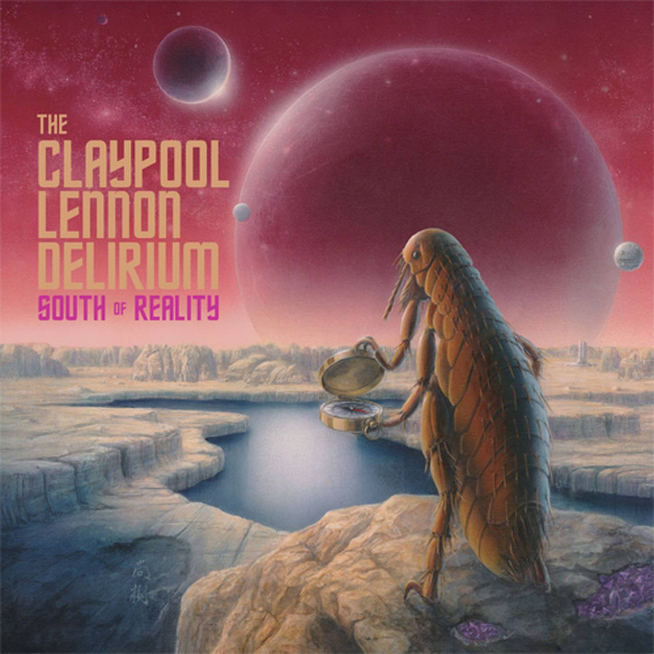 The Claypool Lennon Delirium South Of Reality 2LP (Pink & Purple w/Blue Splatter Vinyl)