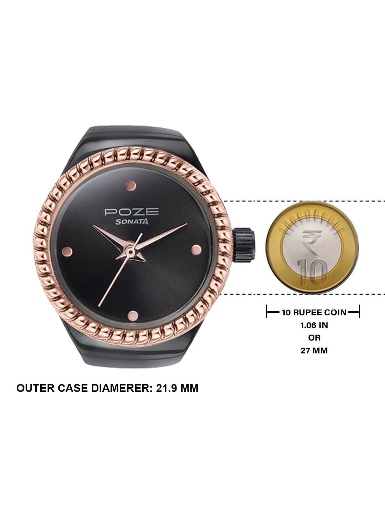 Sonata Poze 3.0 SP80082KM01W Analog Watch for Women