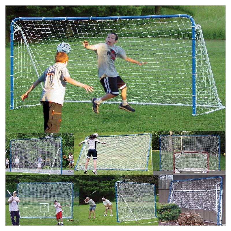 EZ Goal Multi-Sports Goal Backstop & Tilting Rebounder