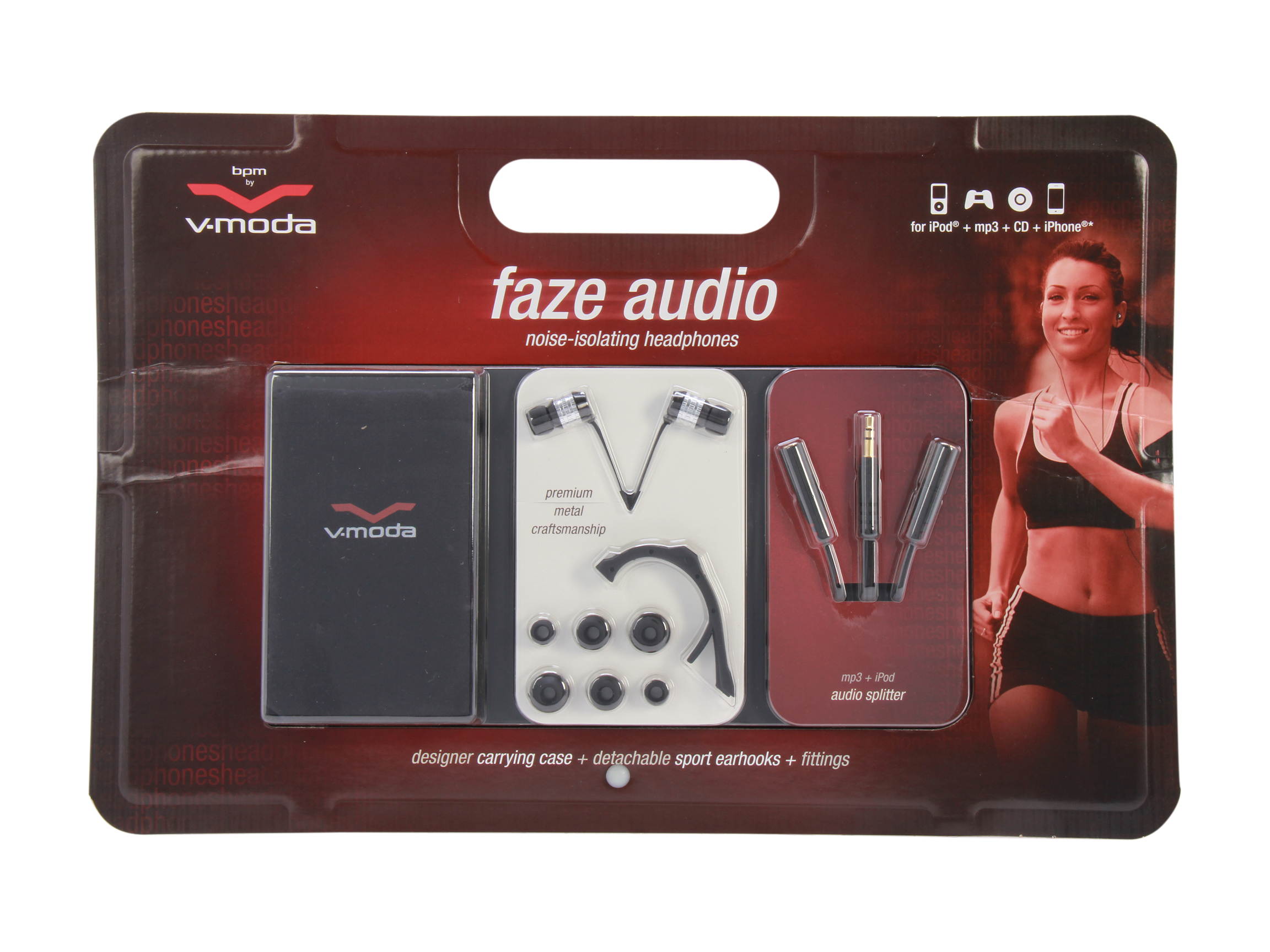 V-Moda CC-FZAU-NERO In-Ear Noise-Isolating Metal Headphones