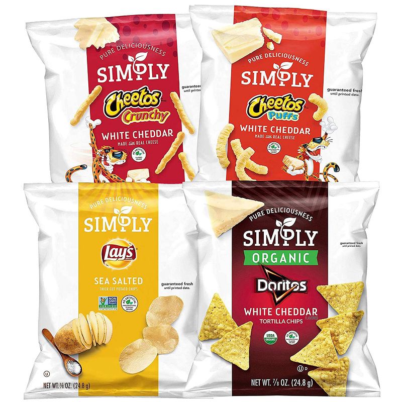 Simply Brand Snacks Variety Pack - 36ct