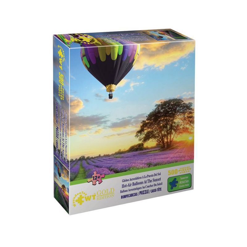 Wuundentoy Gold Edition: Hot Air Balloons at Sunset Jigsaw Puzzle - 500pc