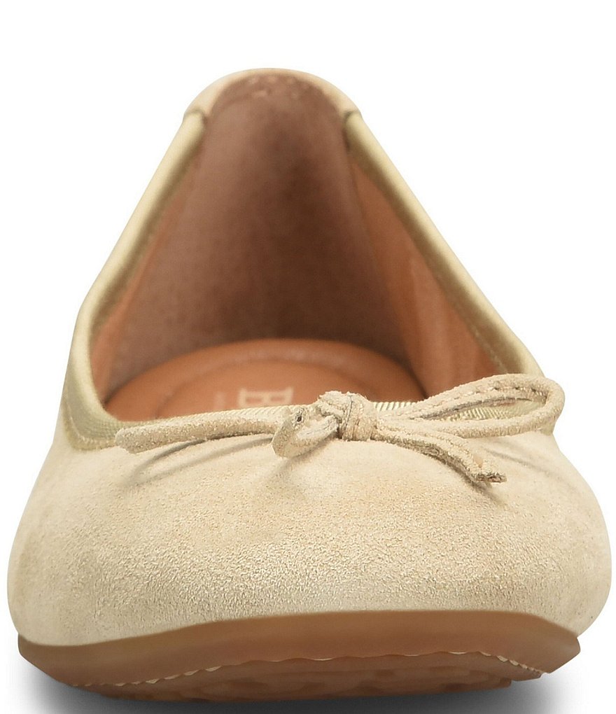 Born Brin Suede Leather Slip-On Flats