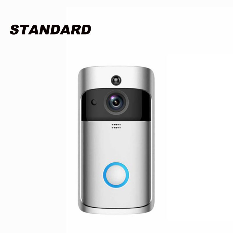 WiFi Video Doorbell Camera, Wireless Doorbell Camera with Chime, 720P HD, 2-Way Audio, Motion Detection, IP65 Waterproof Night Vision