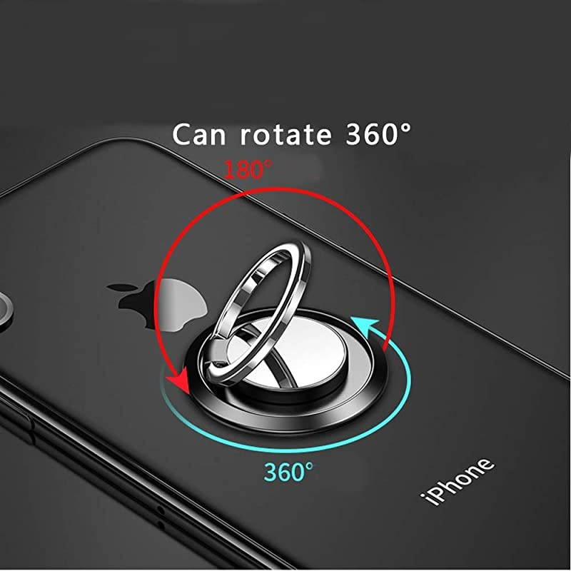 Pack Finger Ring Stand Phone Ring Holder Universal Phone Ring Stand Cell Phone Finger Stand Fit Well with Magnetic Phone Mount Holder 360&deg; Rotation Compatible with Almost All Phones Blue