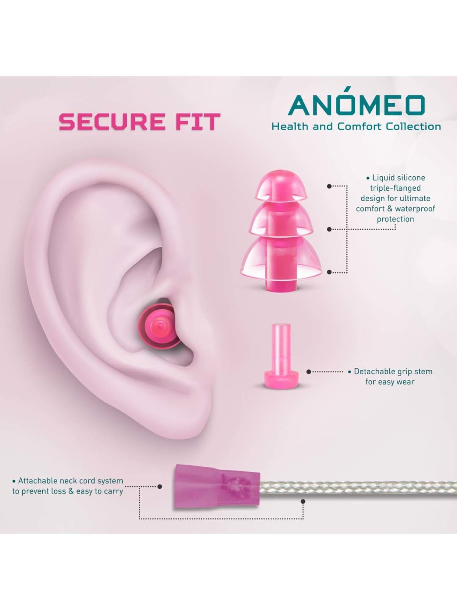 Anomeo Pink Ear Plug
