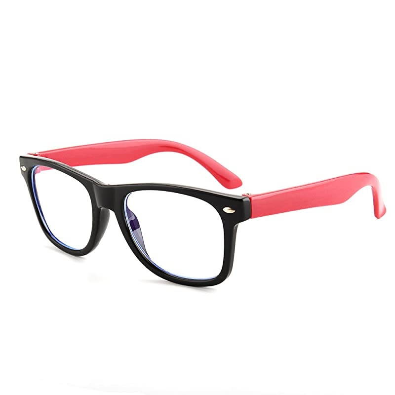 Kids Blue Light Blocking Glasses Rectangle Digital Boys Girl Age for 512