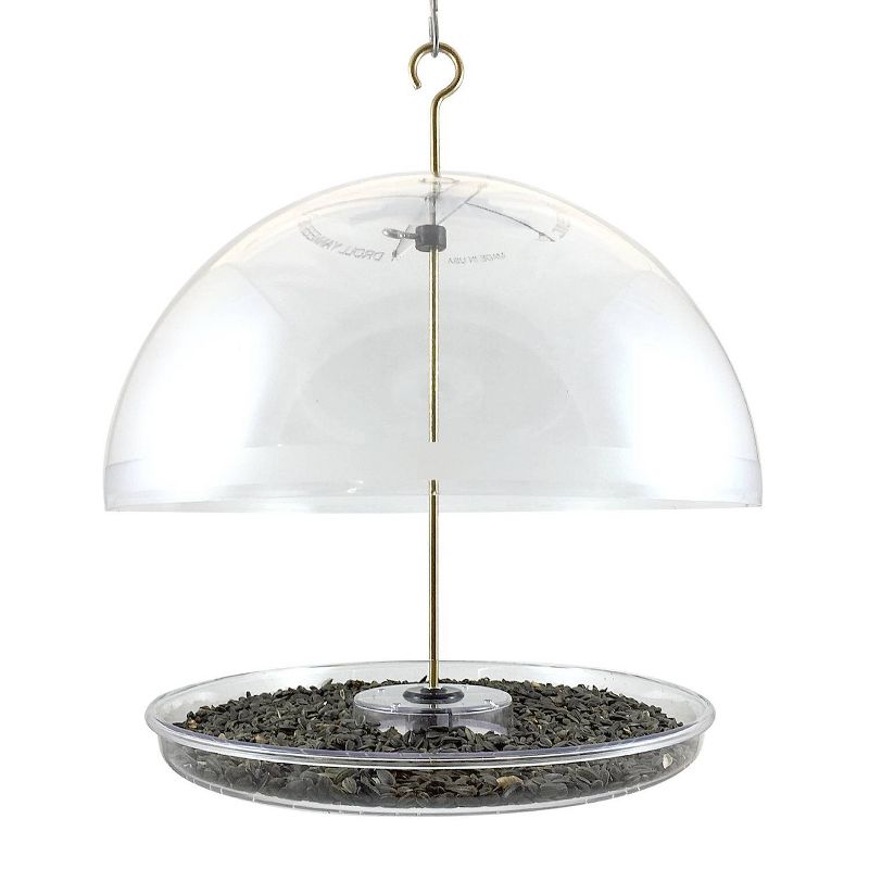 Droll Yankees Dorothy's Cardinal Domed Bird Feeder - Clear