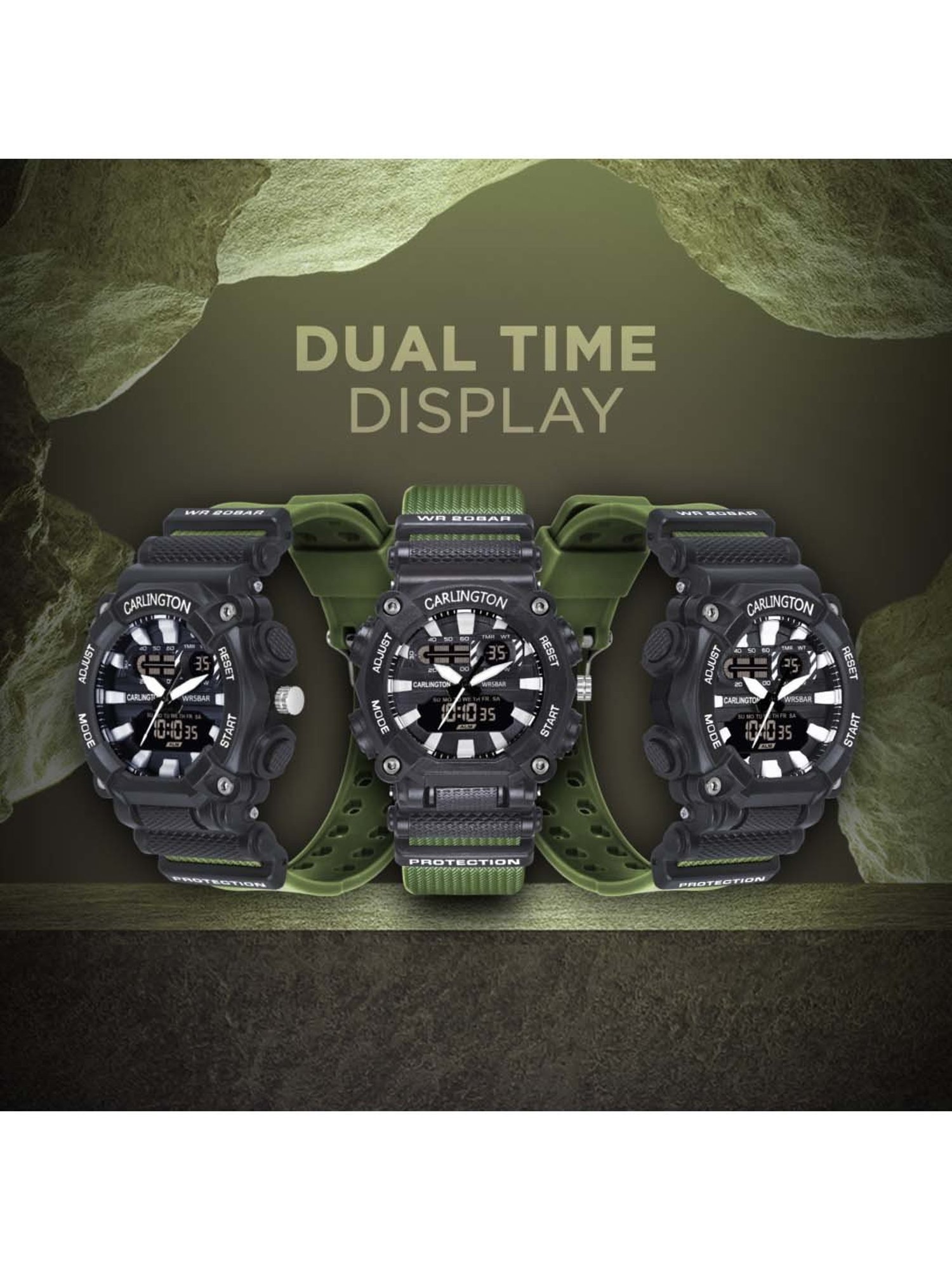 CARLINGTON Endurance 3311 Analog-Digital Watch for Men