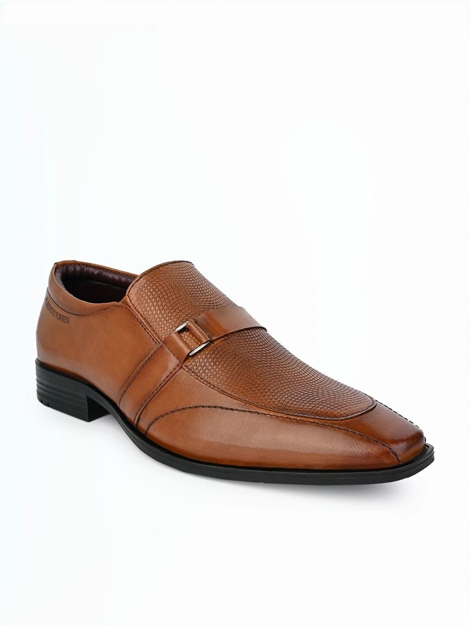 Alberto Torresi Men's Tan Formal Loafers