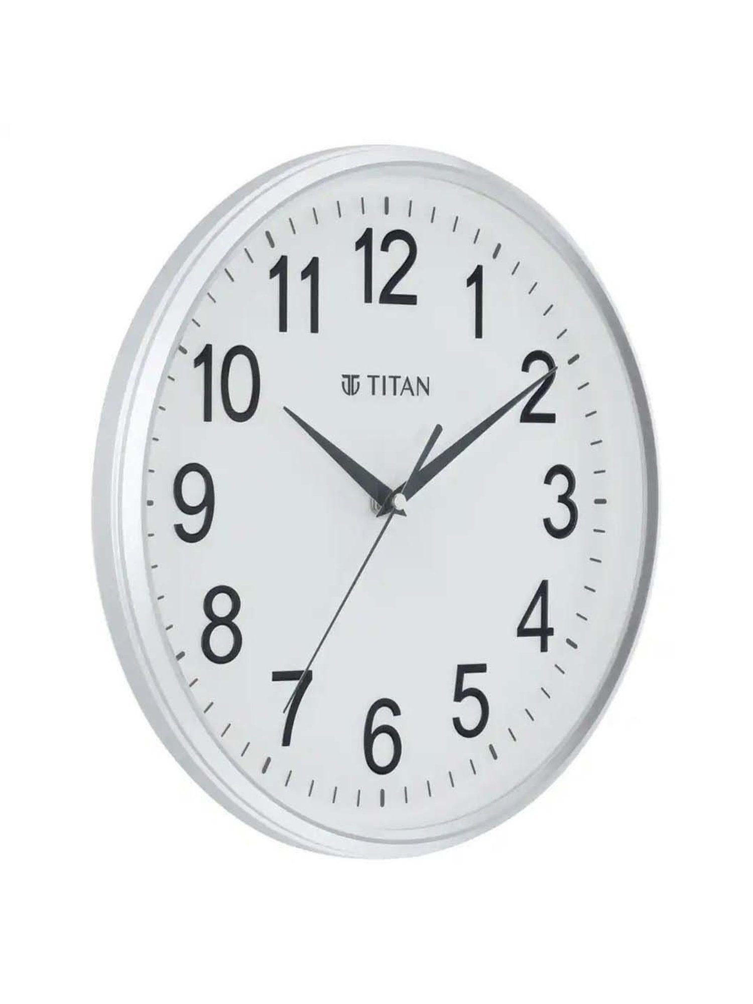 SEIKO classic black plastic wall clock with sweep movement