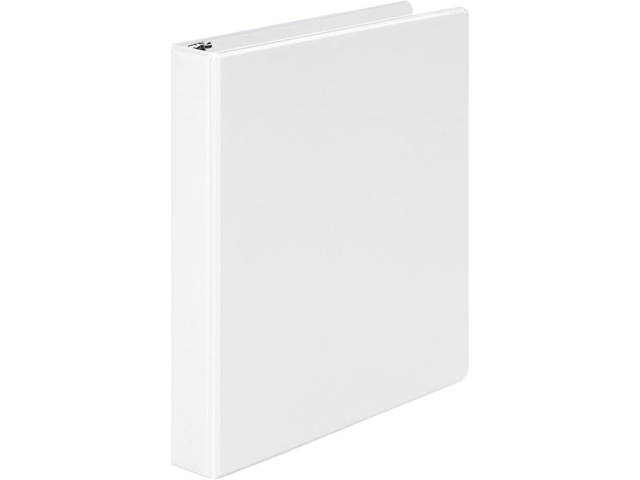 Wilson Jones W368-14NWPP 368 Basic Round Ring Binder, 1", White