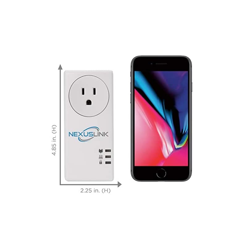 Powerline G.hn Powerline Adapter | Pass-Through Outlet | 1200Mbps | 2-Unit Kit | (GPL-1200PT-KIT)