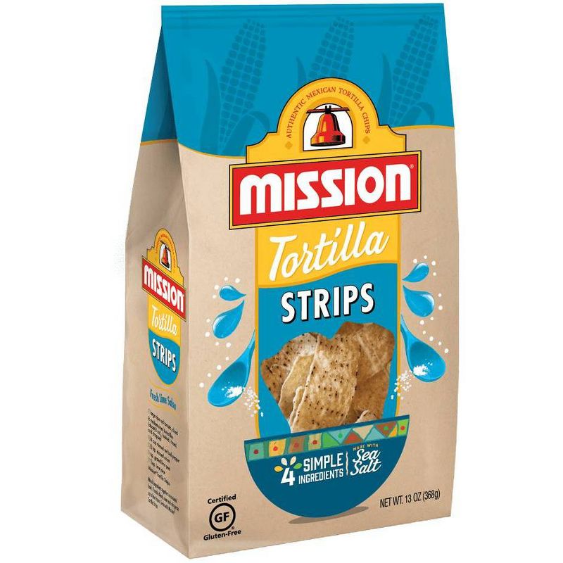 Mission Fiesta Size Strips Tortilla Chips - 20oz