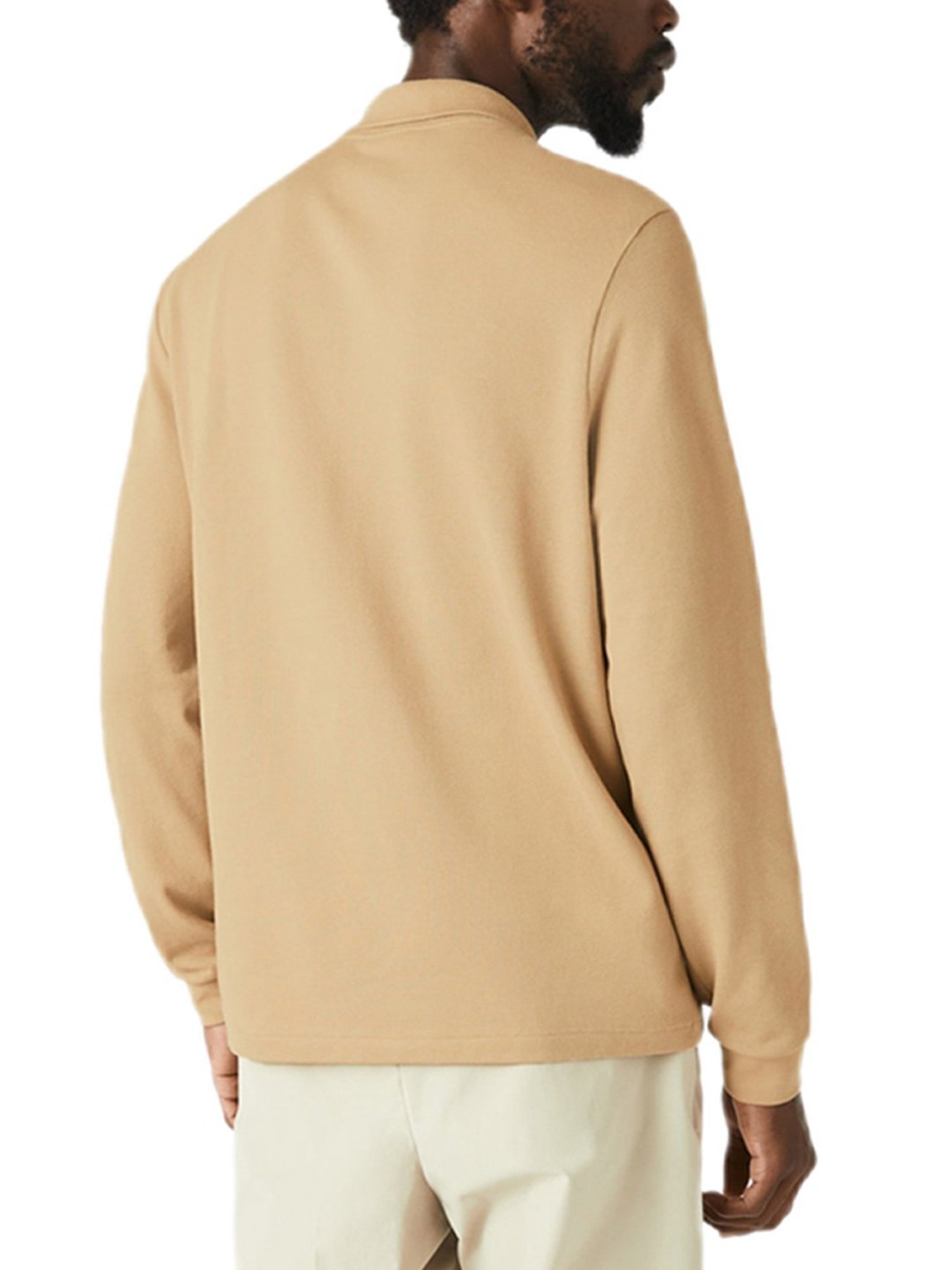 Lacoste Tan Cotton Classic Fit Polo T-Shirt