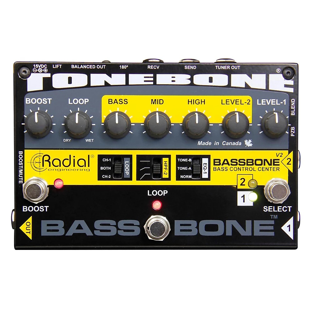 Radial Engineering Bassbone V2 Bass Preamp and DI Box