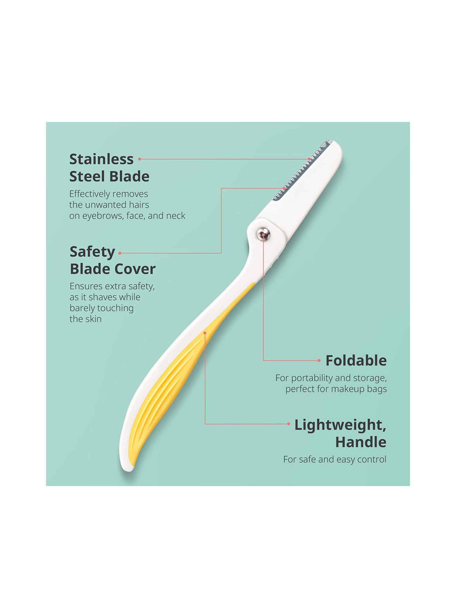 Dorco Shai Facial Razor for Women Pack of 3