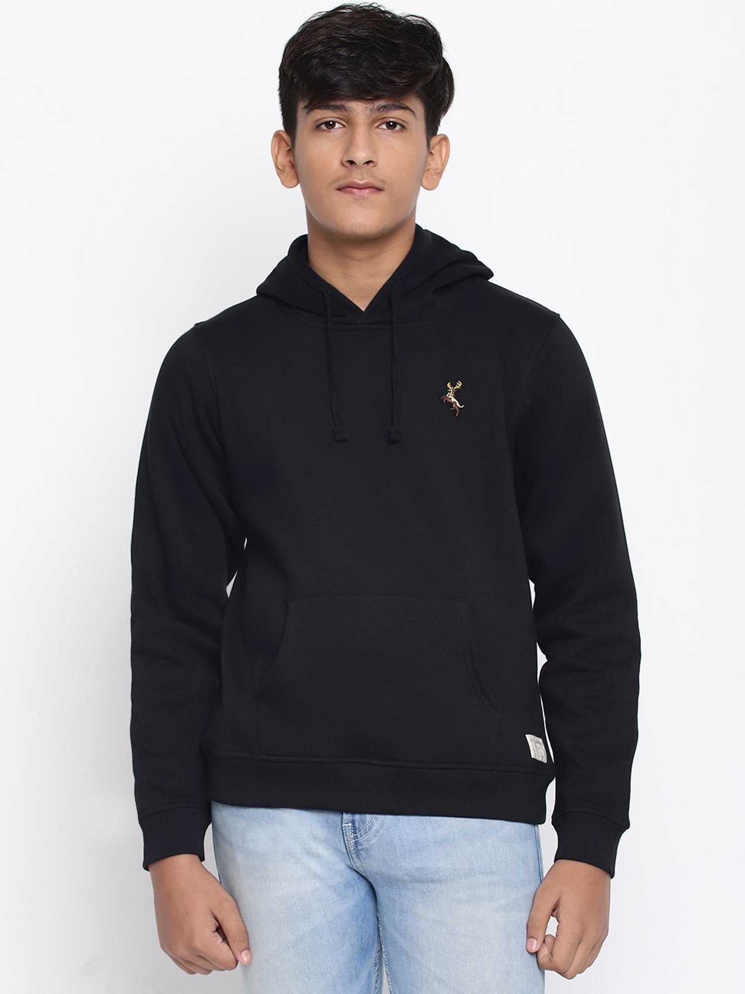 Lil Tomatoes Kids Black Logo Full Sleeves Sweatshirt