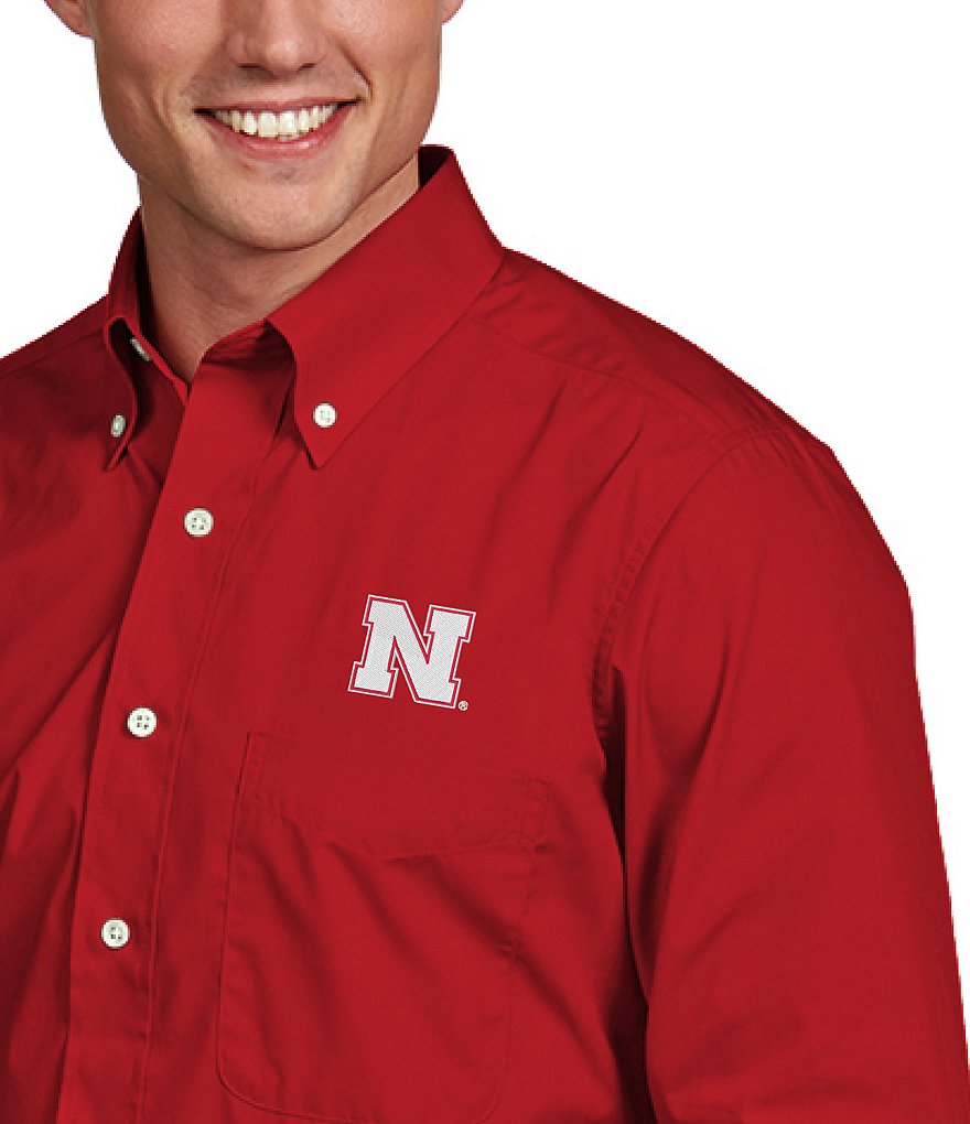 Antigua NCAA Dynasty Long-Sleeve Woven Shirt