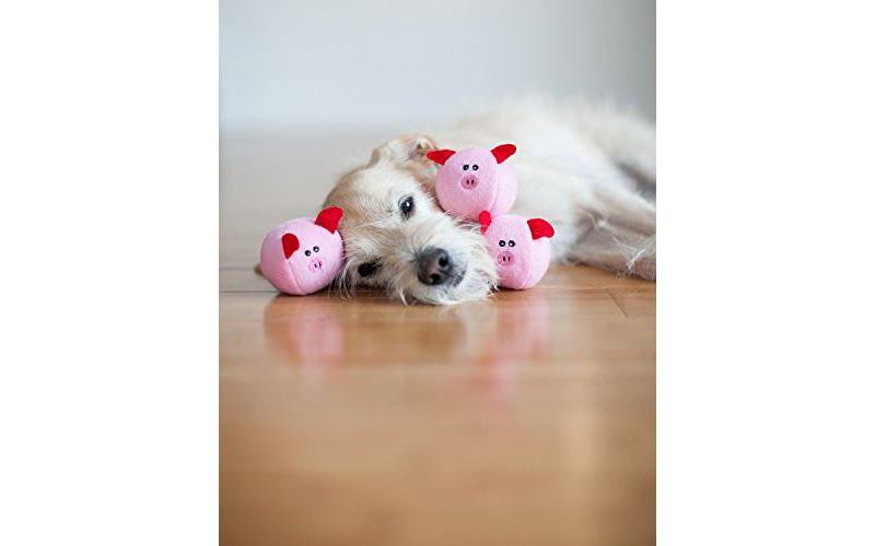 NERF Blitz Squeak Football Dog Toy - Green - 7"