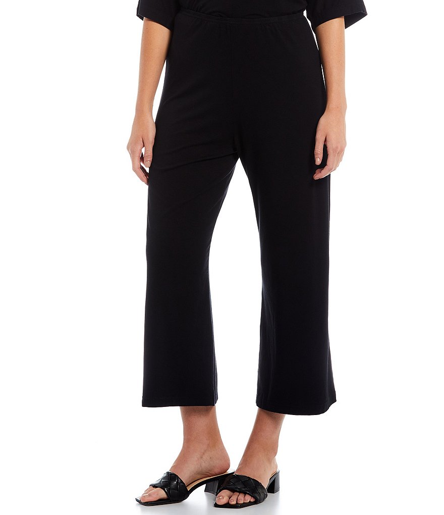 Bryn Walker Organic Bamboo Cotton Crop Pull-On Pants