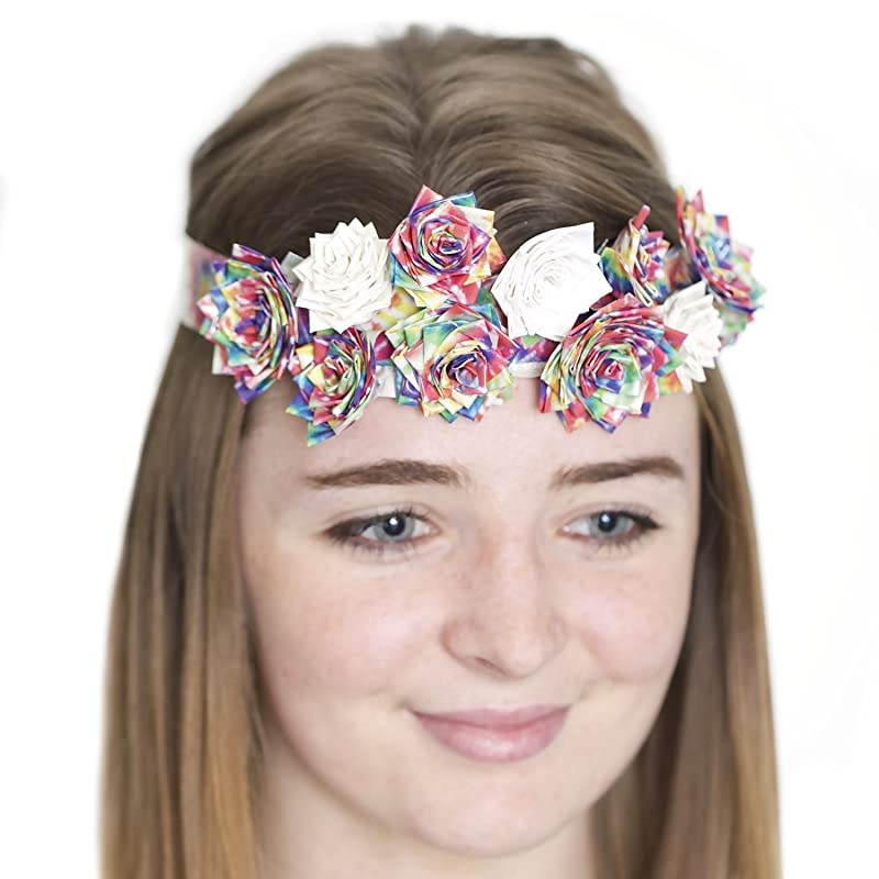 283268 Printed Duct Tape Single Roll, 1.88 Inches x 10 Yards, Love Tie Dye