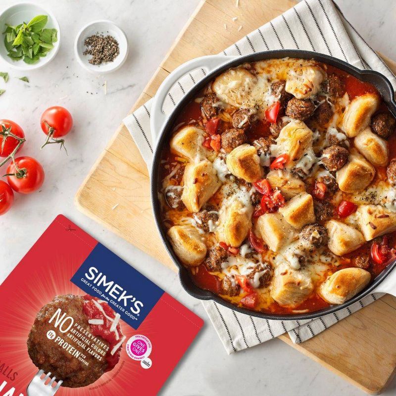 SIMEK'S Italian Style Beef Meatballs - Frozen - 22oz