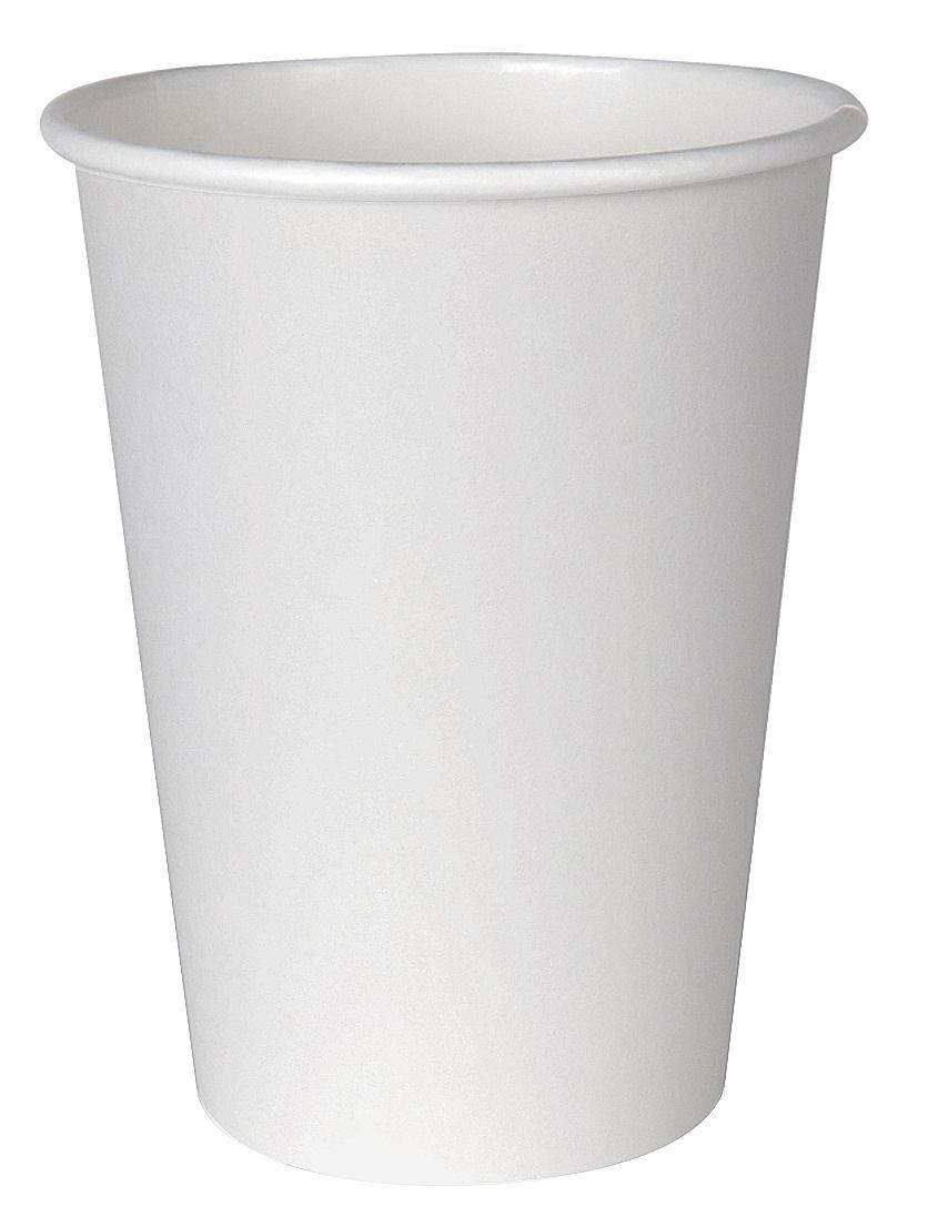 Disposable Hot cup 12 oz. White, Paper, Pk1000 ZORO SELECT 2342W