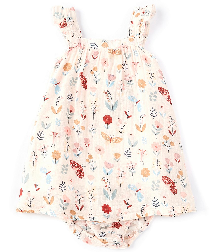 Angel Dear Baby Girls 6-24 Months Butterfly Garden A-Line Sundress