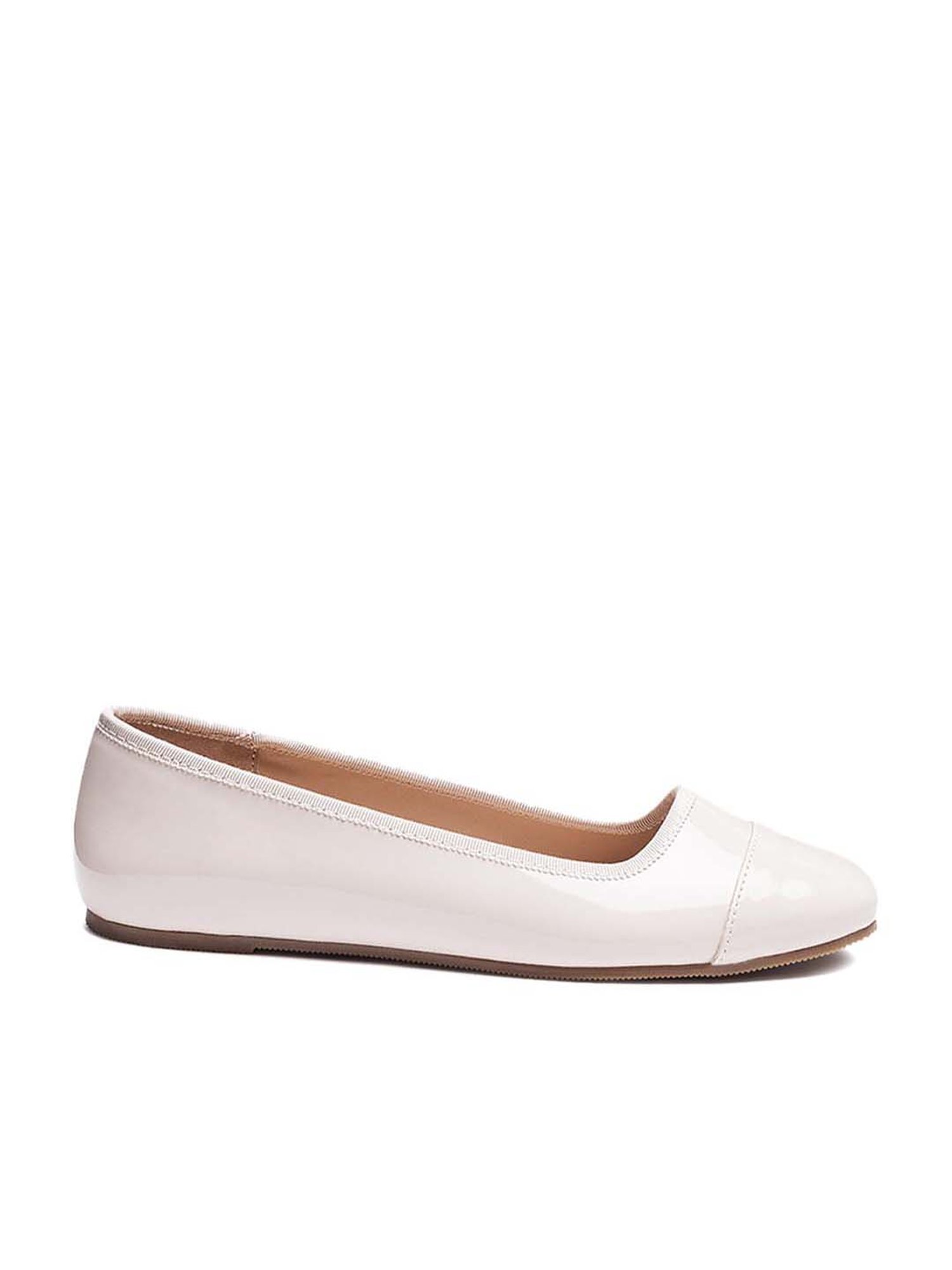 London Rag Women's Beige Flat Ballets