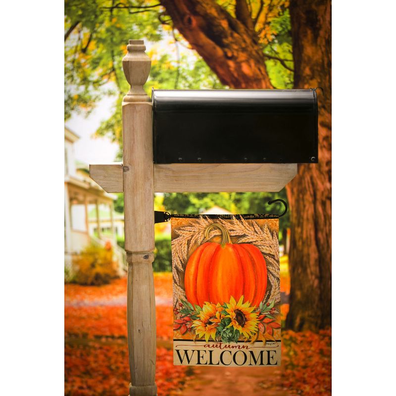 Evergreen Remembering a Journey Suede Garden Flag, 12.5 x 18 inches