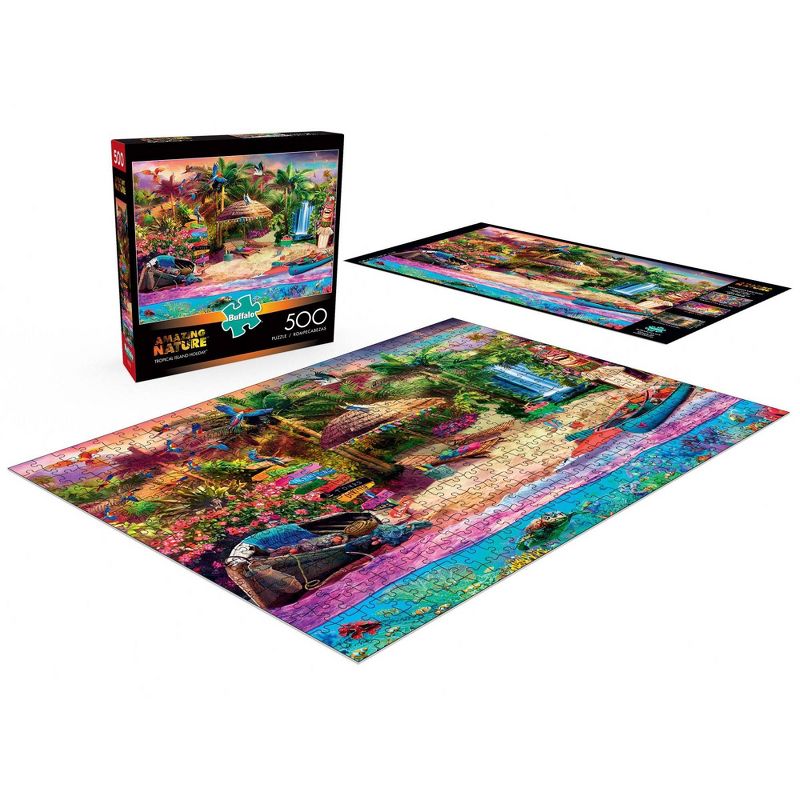 Buffalo Games Amazing Nature: Tropical Island Holiday Jigsaw Puzzle - 500pc