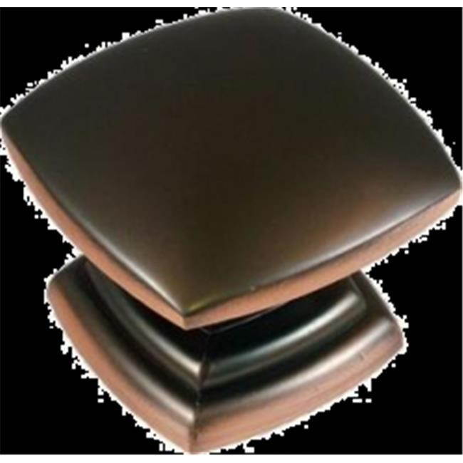 Belwith BWP2163 OBH 1.5 in. Square Knob - Oil Rubbed Bronze