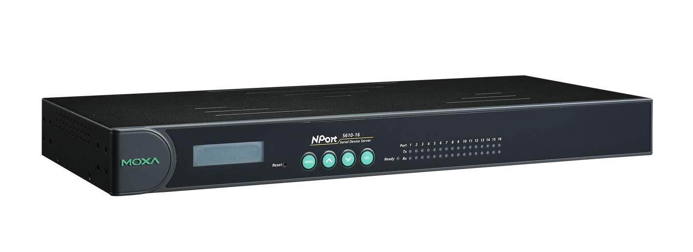 MOXA NPort 5610-16 - 16 Ports RS-232 Rack Mount Serial Device Server