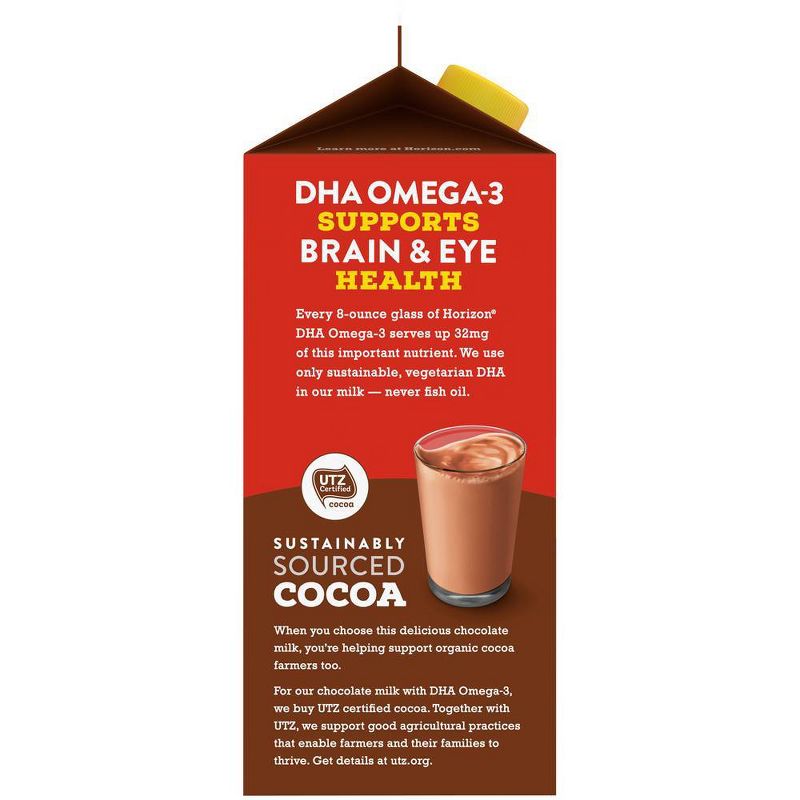 Horizon Organic 1% Chocolate Milk with DHA Omega-3 - 0.5gal