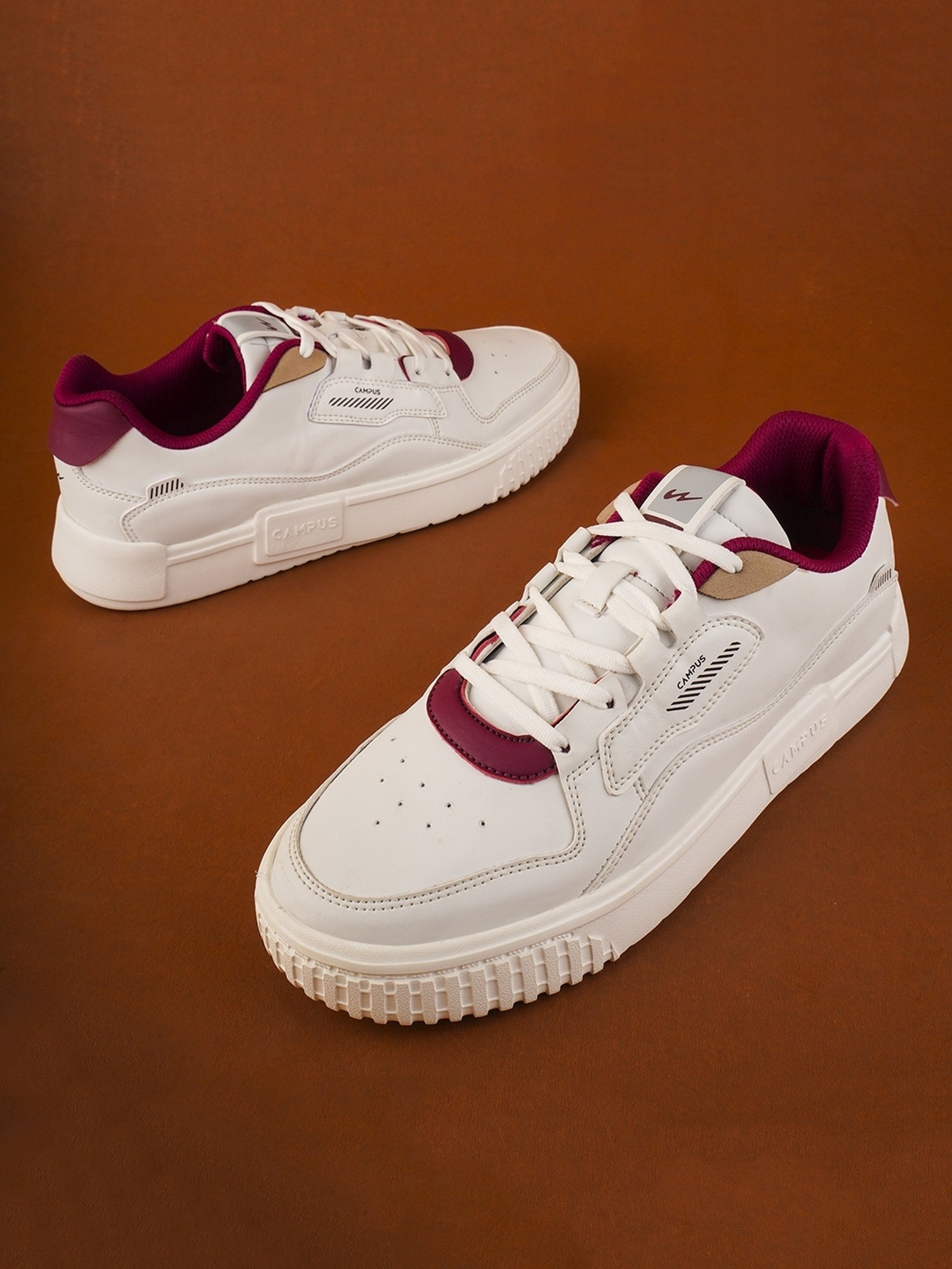 Campus Men's OG-11 Wine Casual Sneakers
