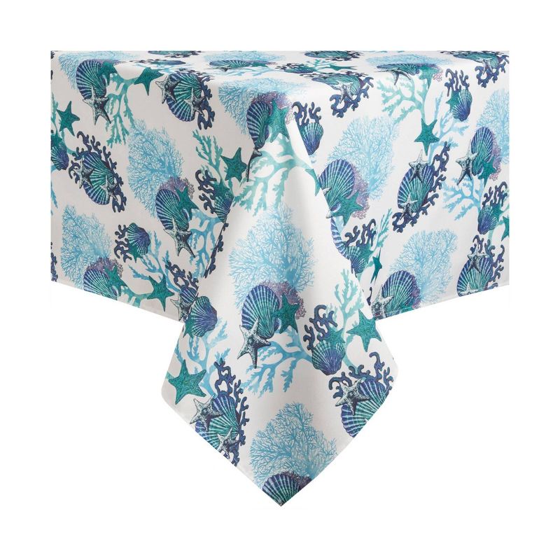 84" x 60" Coastal Coral Tablecloth - Fiesta