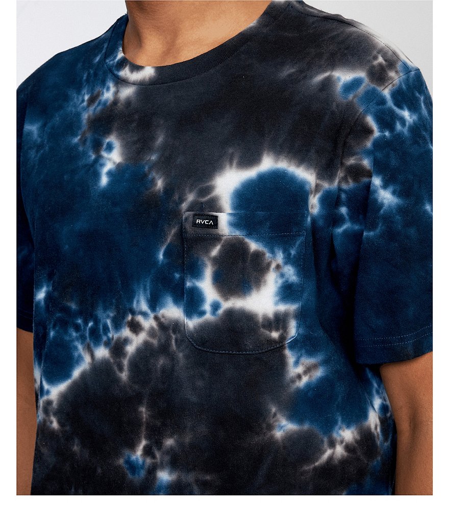 RVCA Manic Tie-Dye Short-Sleeve Crew Neck Tee