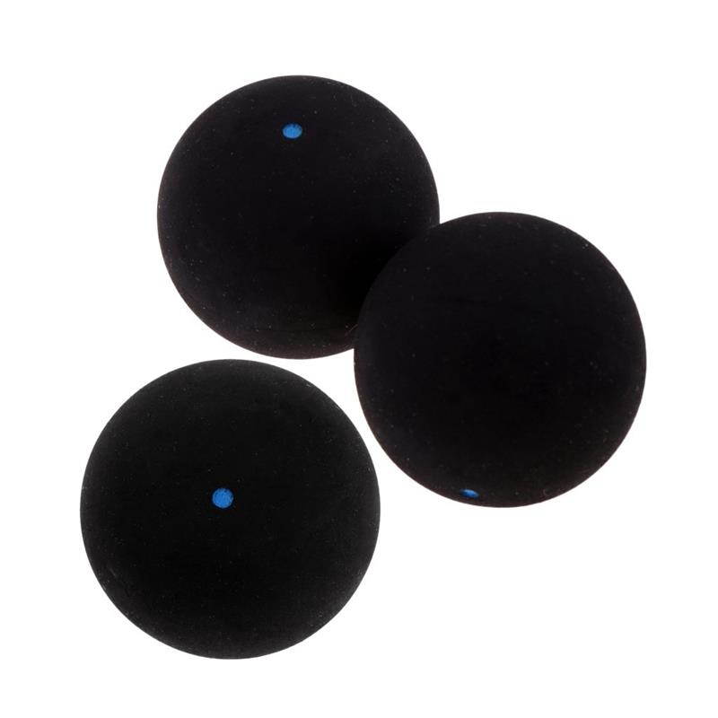 Squash Ball Blue Dot Fast Speed Sports Rubber Balls Professional Player Competition Squash(3 Pcs)